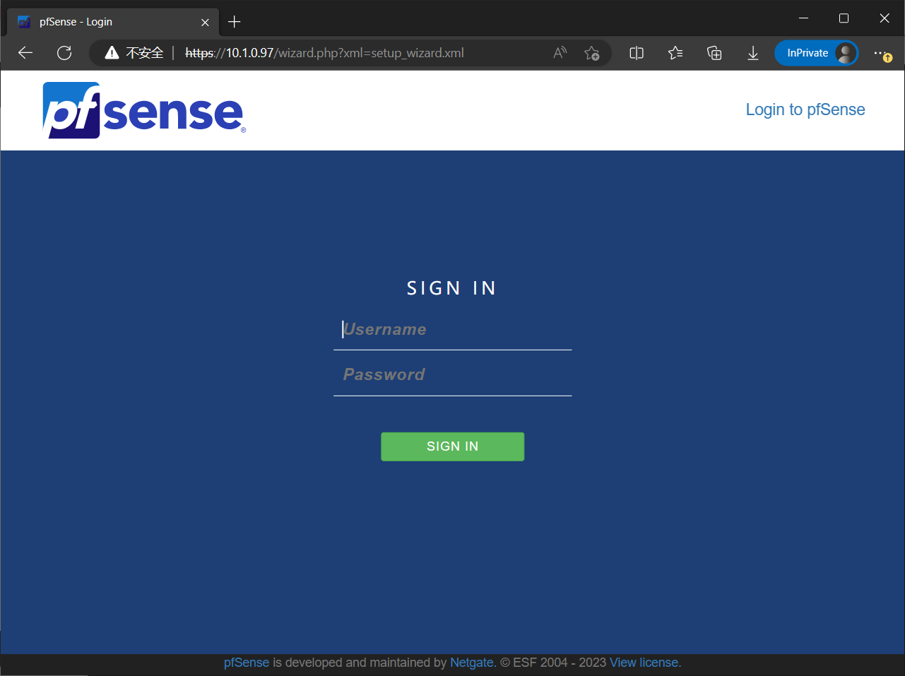 VMware ESXi安装pfSense防火墙