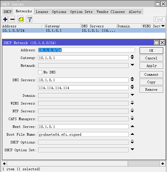 RouterOS配置PXE网络安装Ubuntu